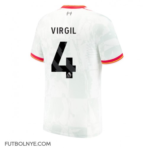 Camiseta Liverpool Virgil van Dijk #4 Tercera Equipación 2024-25 manga corta